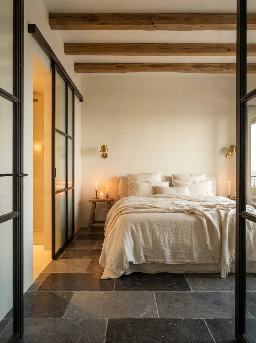 Suite entrance, looking through to the horizon
